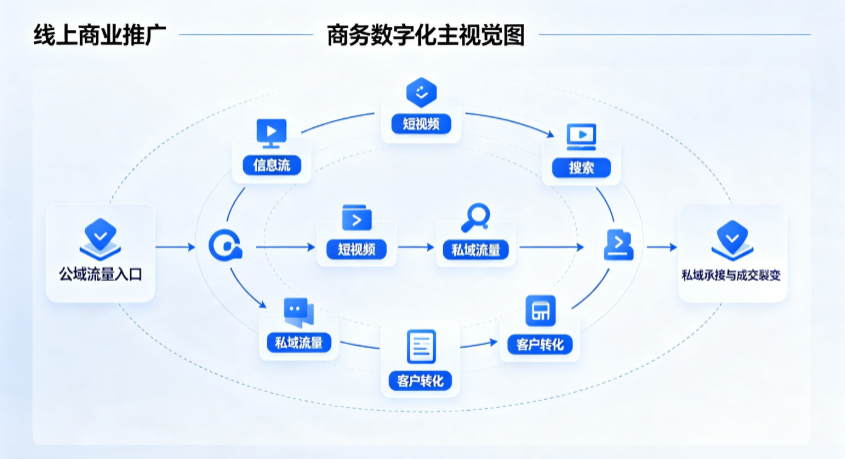 罗江县线上商业推广怎么做？全域流量闭环搭建与低成本转化实战指南